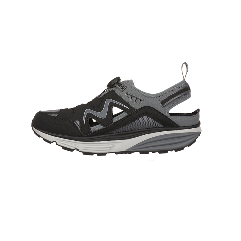 

MBT Амортизирующие износостойкие дышащие низкие уличные кроссовки мужские черные - черный, цвет Black