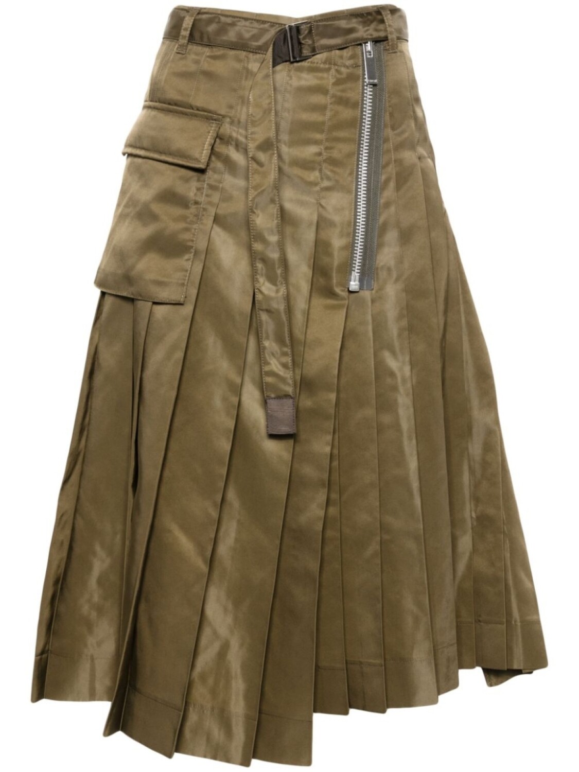 

Sacai юбка из твила, зеленый