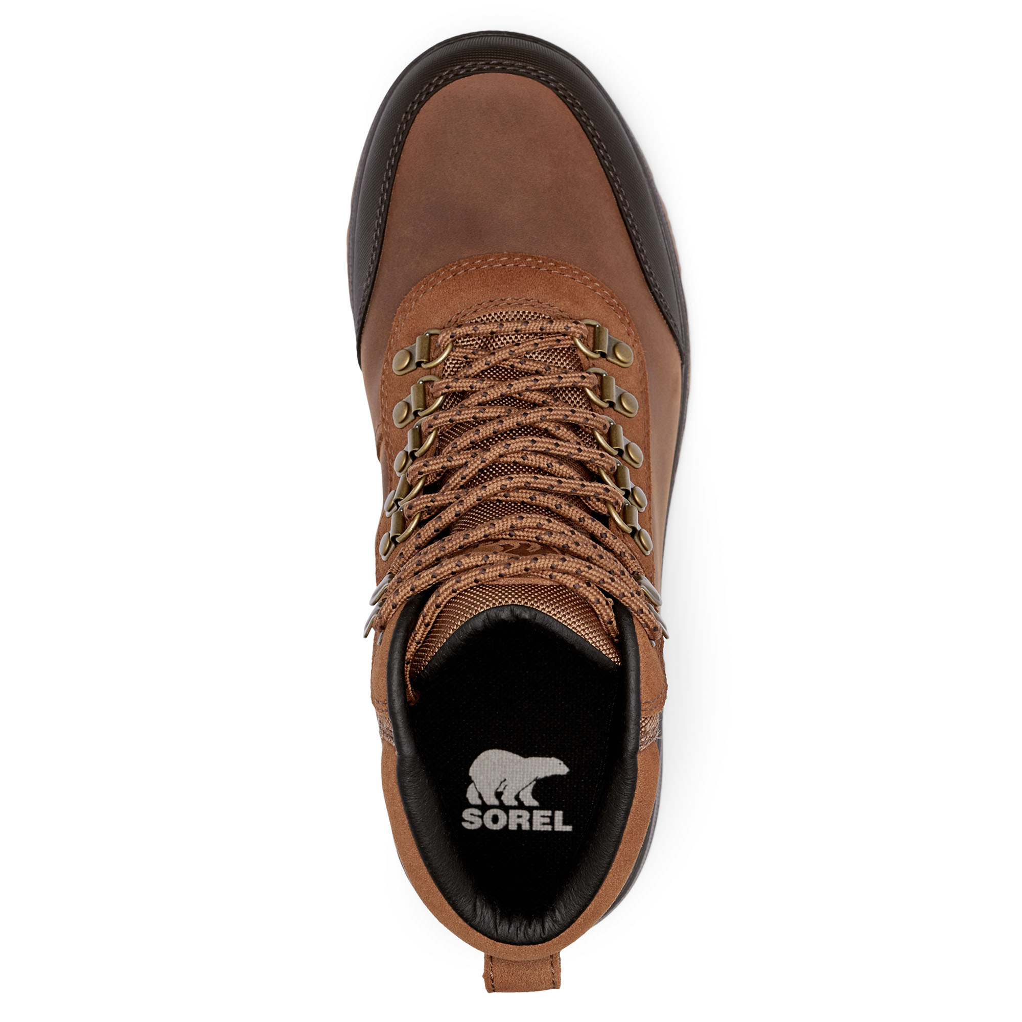 Мужские зимние походные ботинки Ankeny II Hiker WP Sorel, Velvet Tan/Black — фото 4