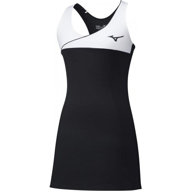 

Усиливает женское черно-белое платье Mizuno, черный