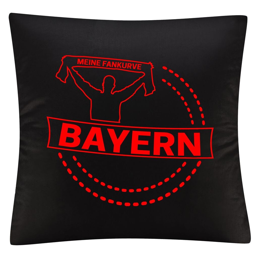 

Multifanshop Наволочка - Bayern - My Fan Curve, черная, один размер