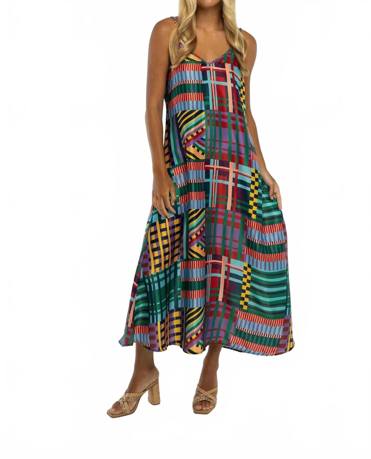 

BRITON COURT Платье-комбинация Camille нефритово-зеленого цвета