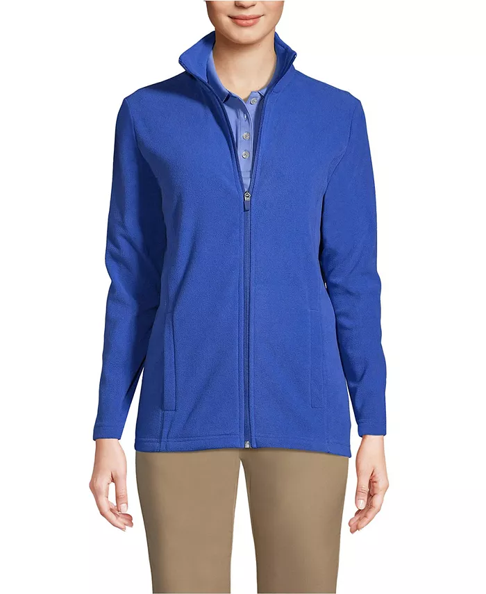 

Женская флисовая куртка Thermacheck 100 Lands' End, синий