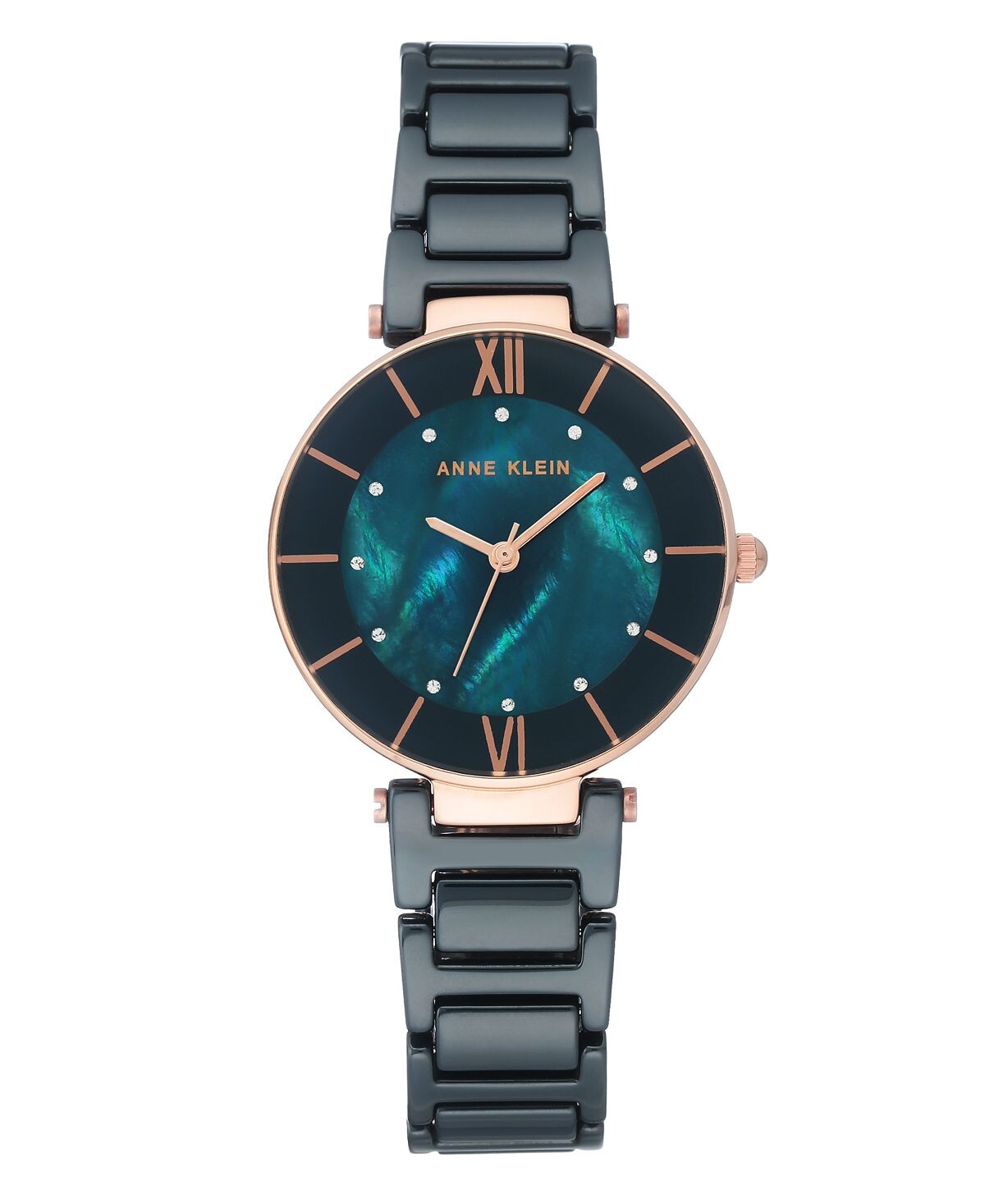 

Часы из натурального перламутра с кристаллами фианита Anne Klein