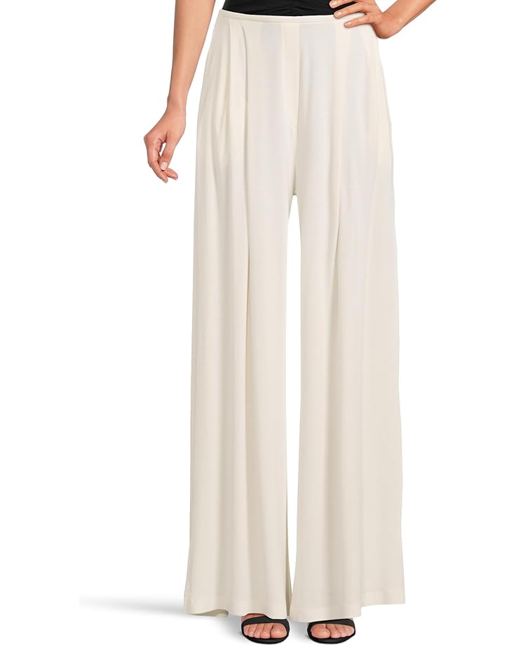 

Брюки Norma Kamali Pleat Pants, кремовый