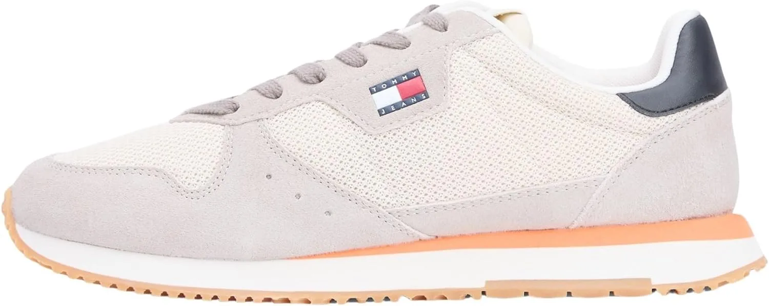 Мужские низкие кроссовки Tommy Jeans TJM Eva Runner Leather Em0em01690, бежевый