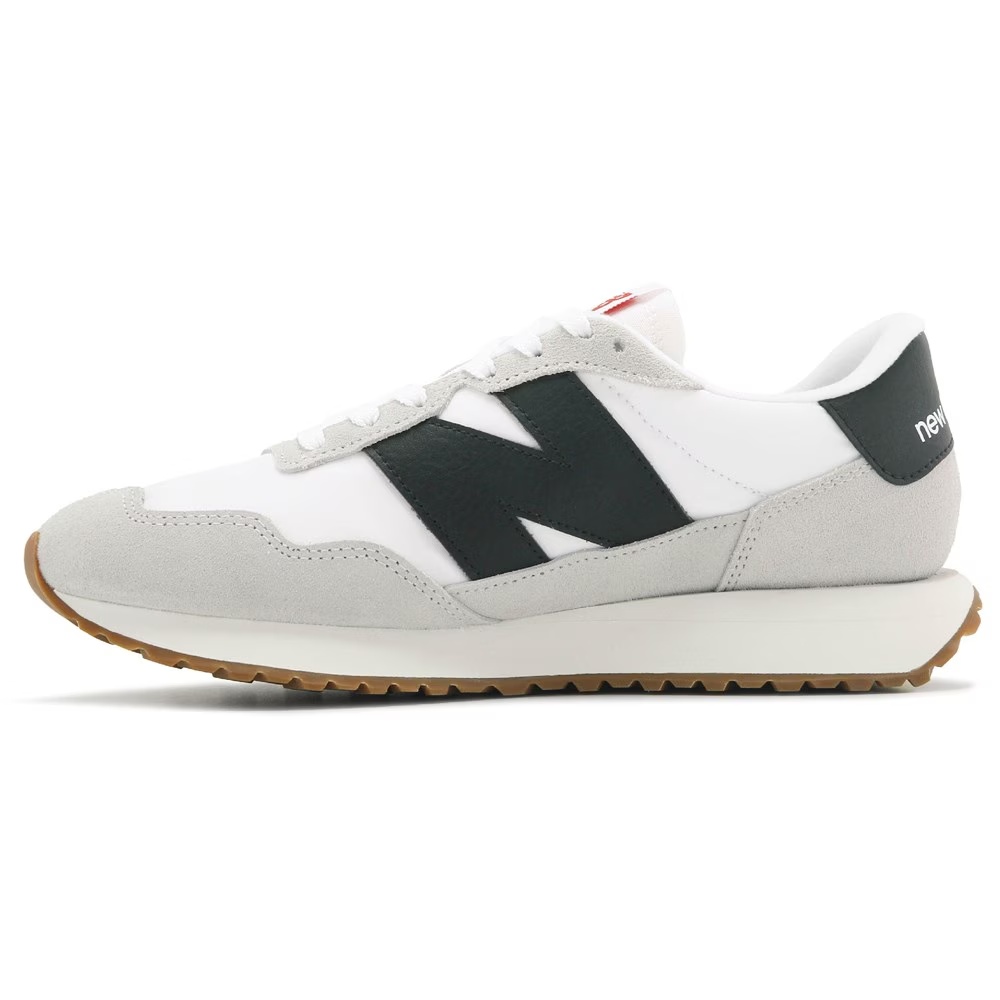 Кроссовки 237 retro New Balance, white/black/gum — фото 3