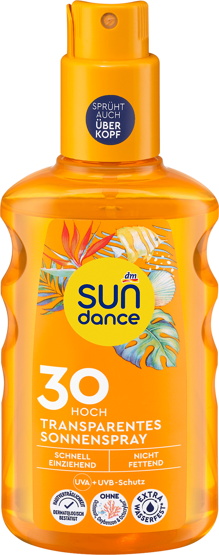 

Солнцезащитный спрей SUNDANCE Sonnenspray transparent LSF 30, 200 ml