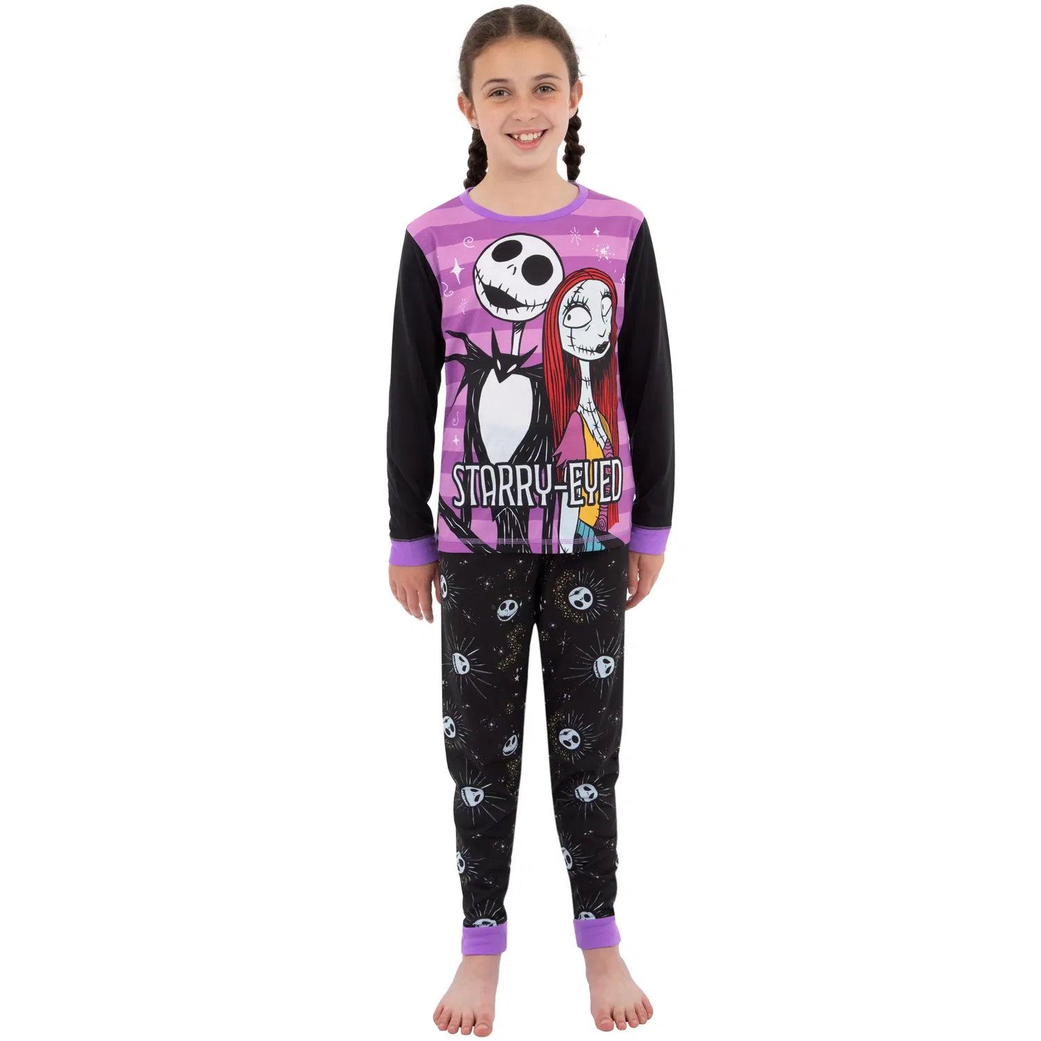 Пижама The Nightmare Before Christmas Disney для девочек, фиолетовый — фото 2
