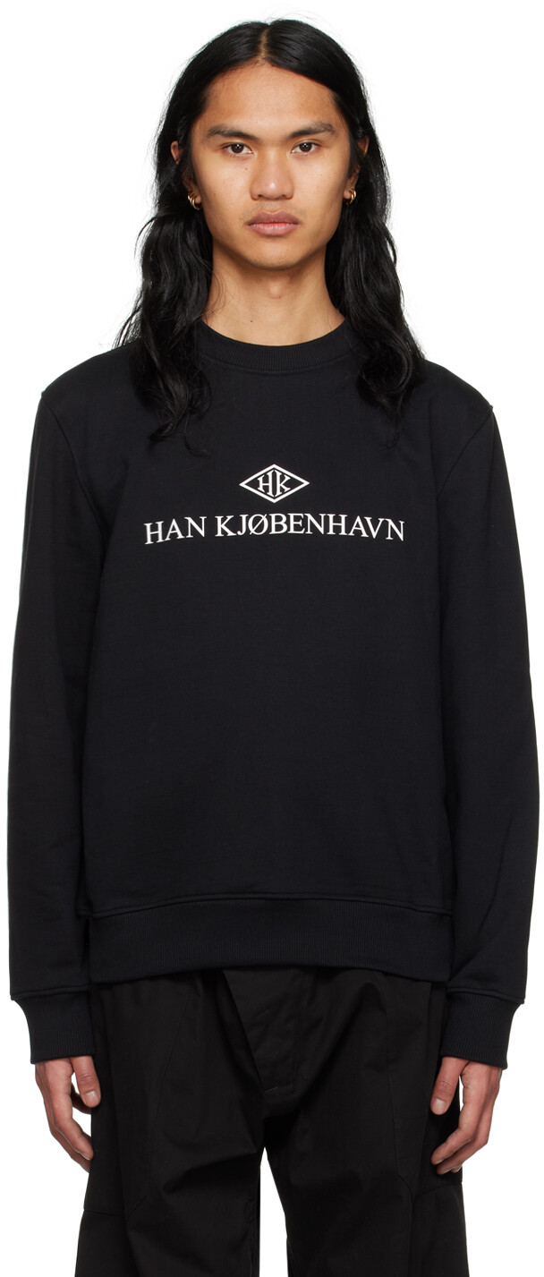 

Эксклюзивный черный свитшот SSENSE Han Kjobenhavn