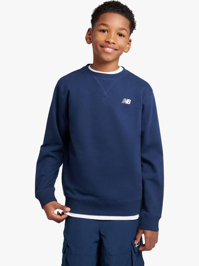 

Детский хлопковый свитшот с логотипом New Balance, Nb Navy
