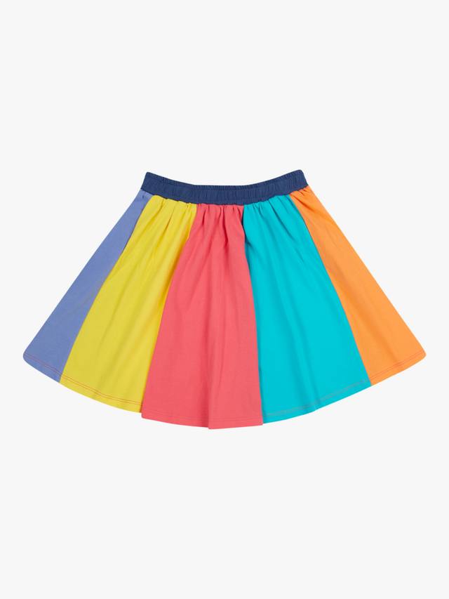 

Детская юбка из органического хлопка с панелями Frugi, Rainbow