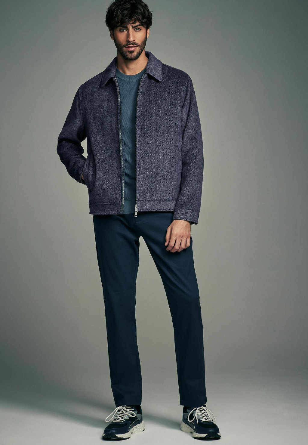 

Легкая куртка HARRINGTON Next, синий