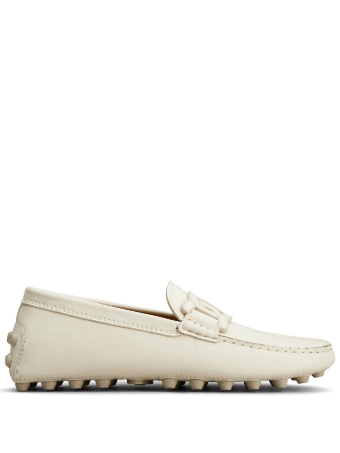 

Tod's лоферы Gommino с цепочкой, белый