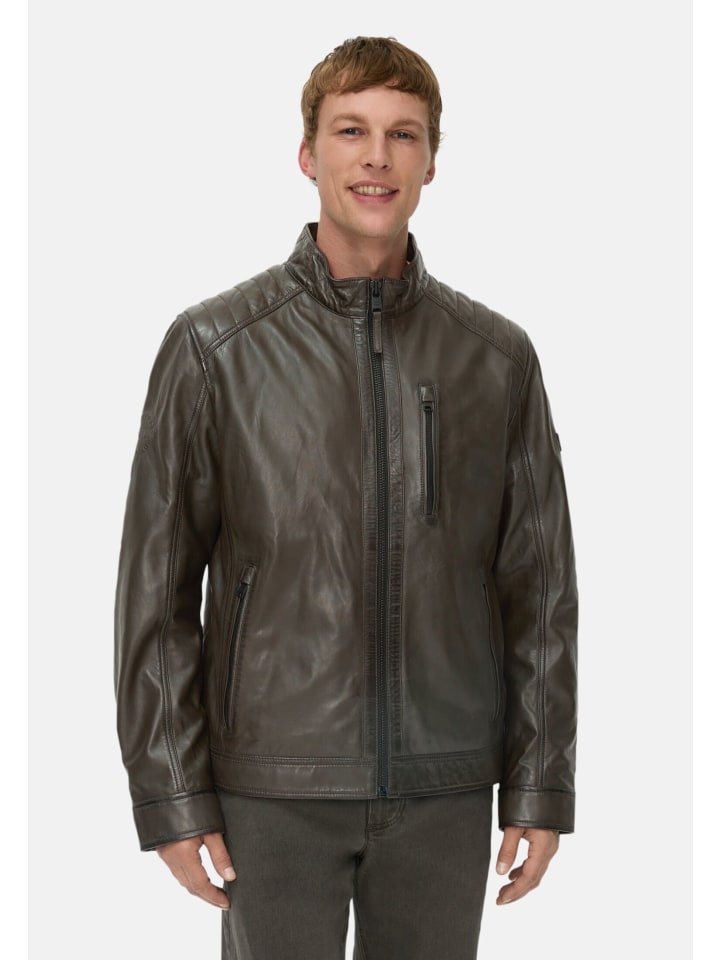 

Кожаная куртка Camel Active, зеленый