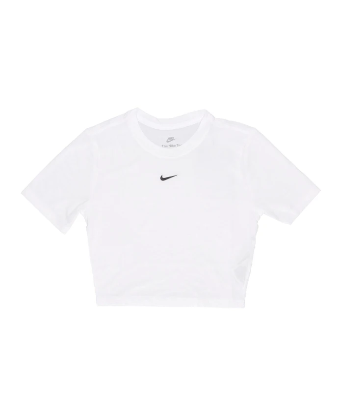 

Базовая облегающая укороченная футболка белого цвета Nike, белый