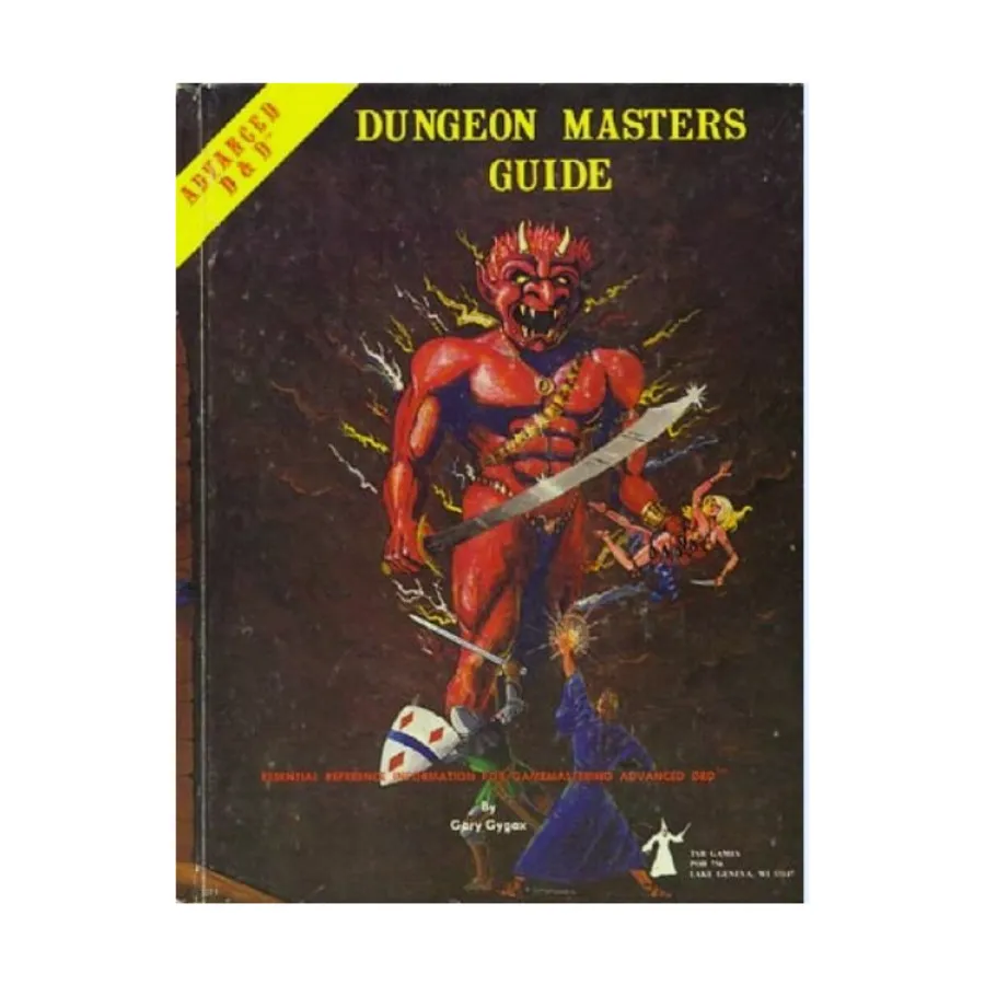 

Dungeon Master's Guide (1st Edition, 6th Beta Printing, Efreet Cover), Advanced Dungeons & Dragons (1st Edition) - Core Books, Box Sets & Miscellaneous, твердый переплет