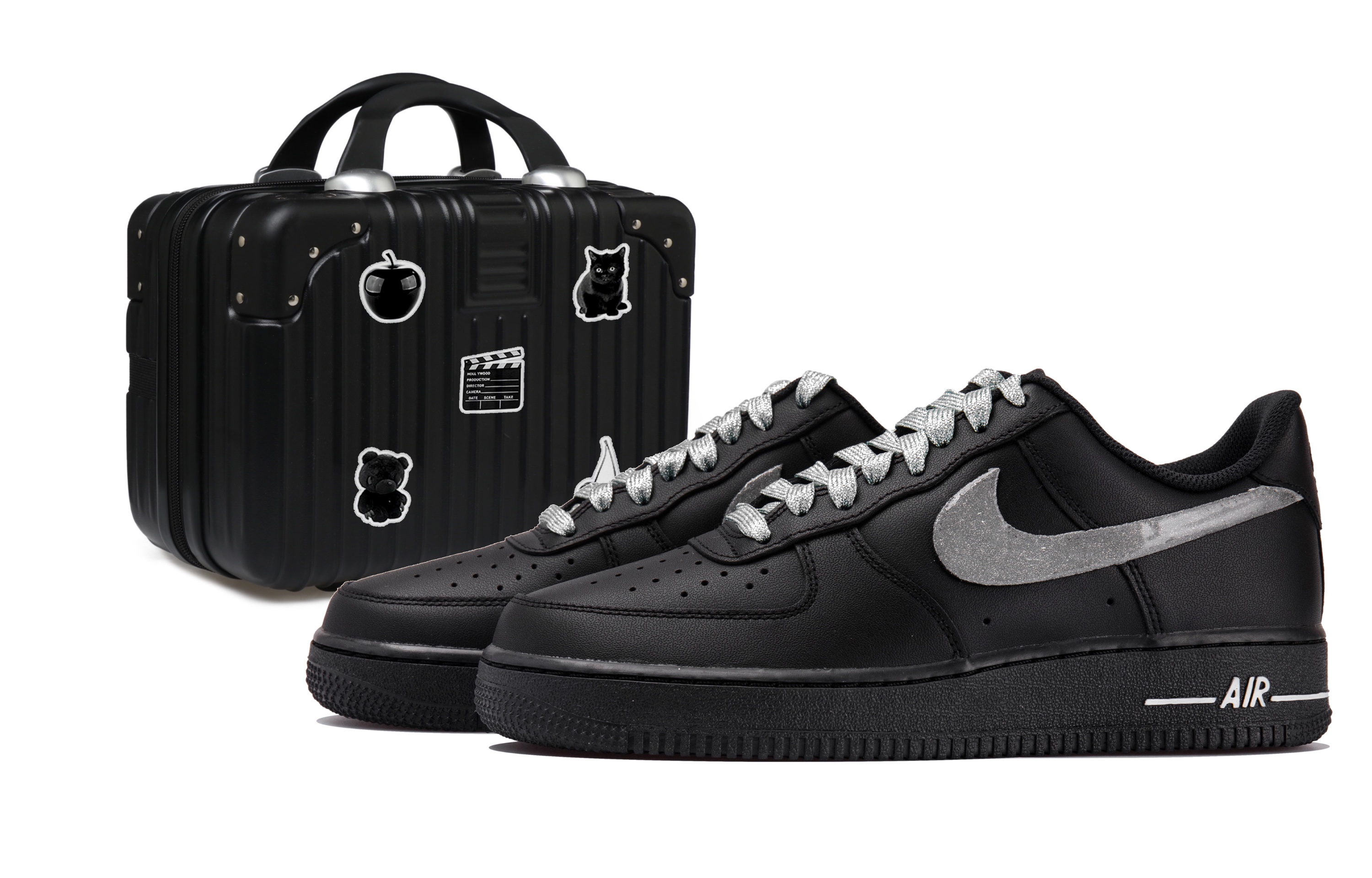 

Обувь для скейтбординга Nike Air Force 1 унисекс, Black/White