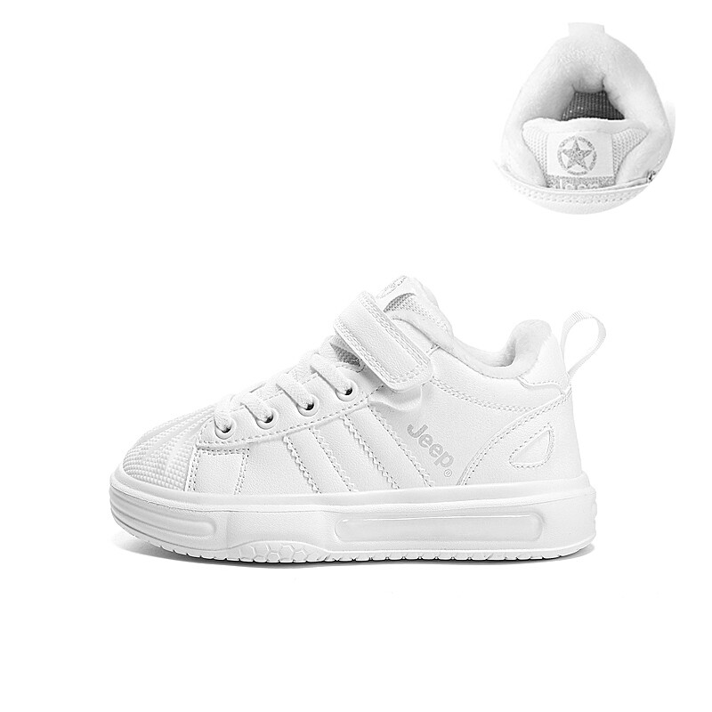 

Детские кроссовки для скейтбординга Kids Low-top White Jeep, белый