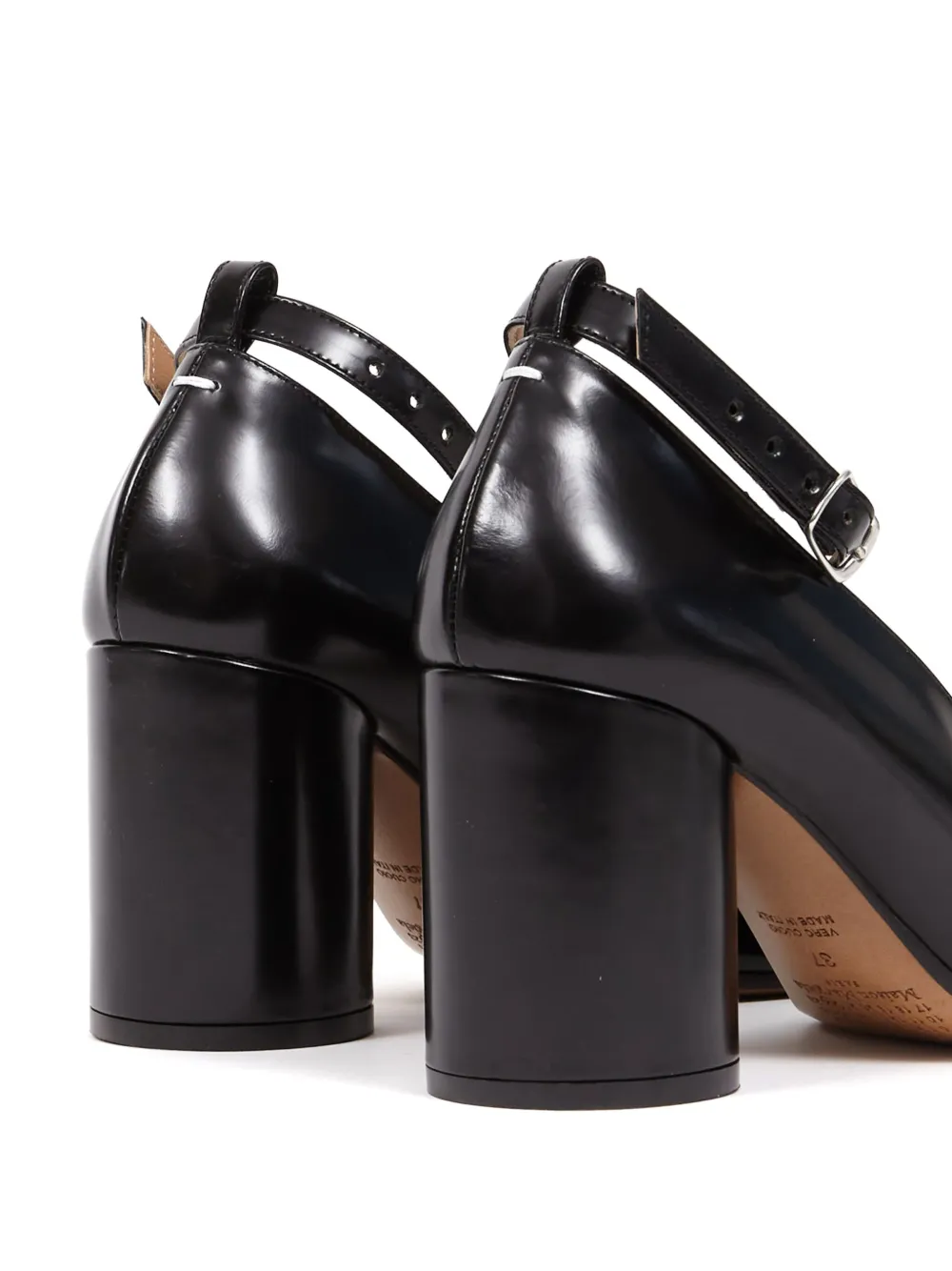 Туфли Мэри Джейн с носком Tabi MAISON MARGIELA, черный — фото 4