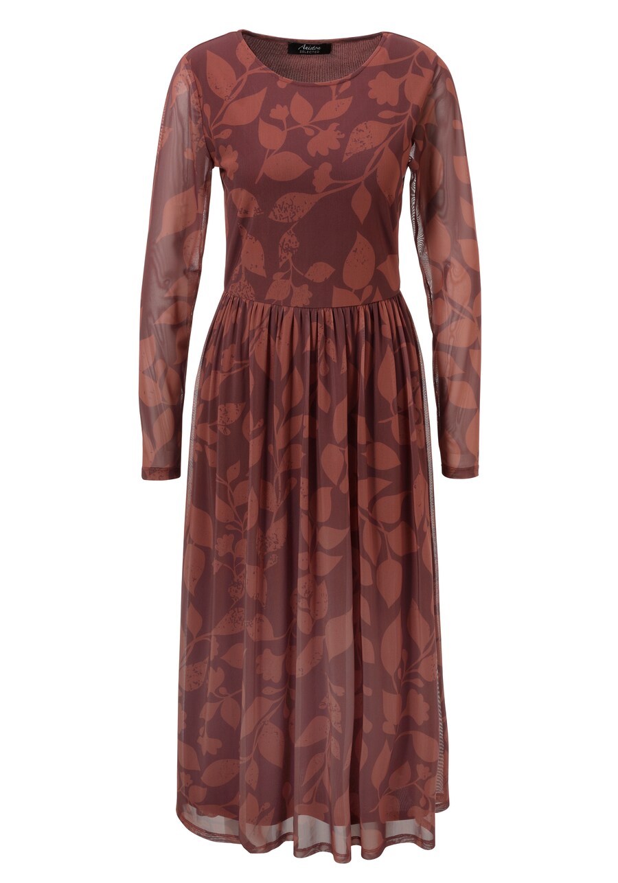 

Миди платье Aniston SELECTED, Chestnut brown/Auburn