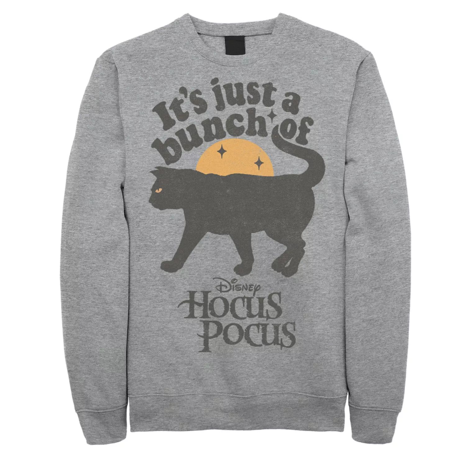 

Мужской свитшот Disney Hocus Pocus Thackery Binx It's Just a Bunch Of Sweatshirt Licensed Character, Серый, Мужской свитшот Disney Hocus Pocus Thackery Binx It's Just a Bunch Of Sweatshirt Licensed Character