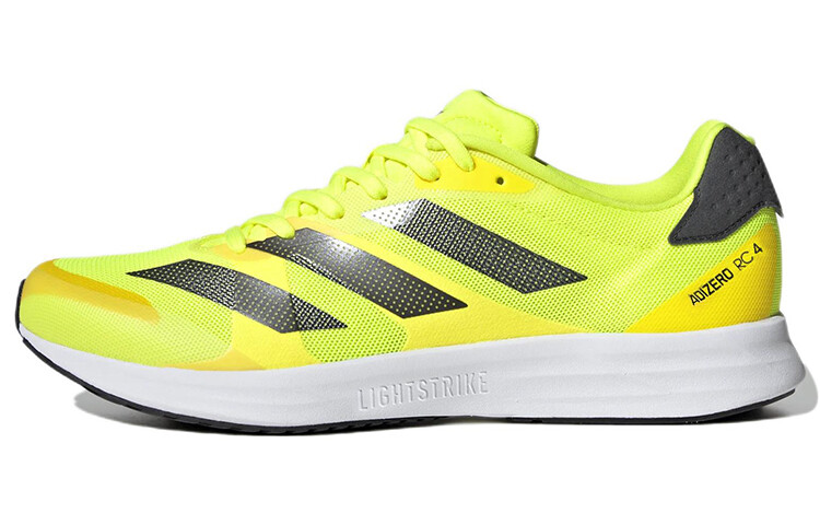 

Кроссовки Adizero RC 4 мужские низкие неоново-желтые Adidas