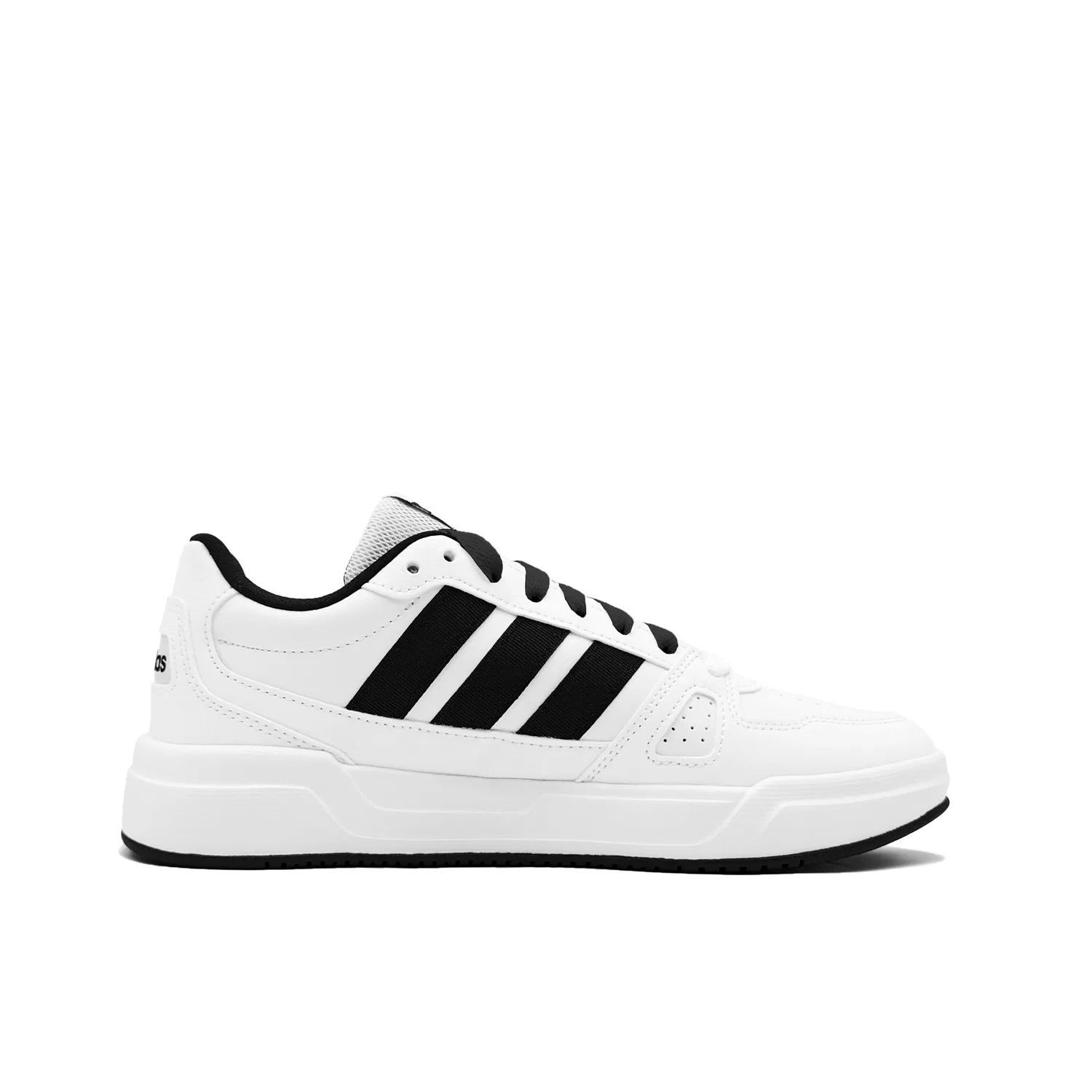 Кроссовки с принтом Adidas LITE BALLER Black White — фото 3