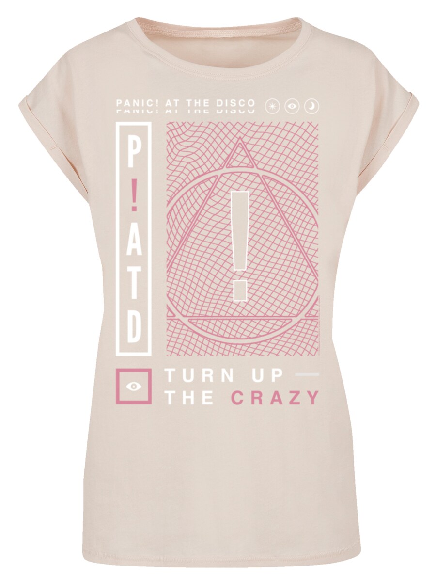 

Рубашка F4NT4STIC Panic At The Disco Turn Up The Crazy, цвет Kitt