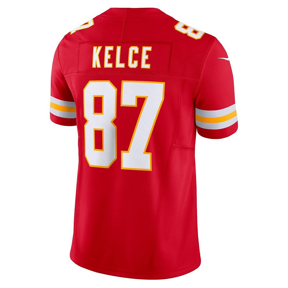 Мужские кроссовки Nike Travis Kelce Red Kansas City Chiefs Vapor F. Ограниченный Джерси, цвет Chf Red — фото 4