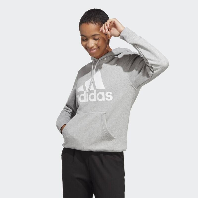 

Толстовка из френч терри с большим логотипом Essentials стандартного размера ADIDAS, цвет grau