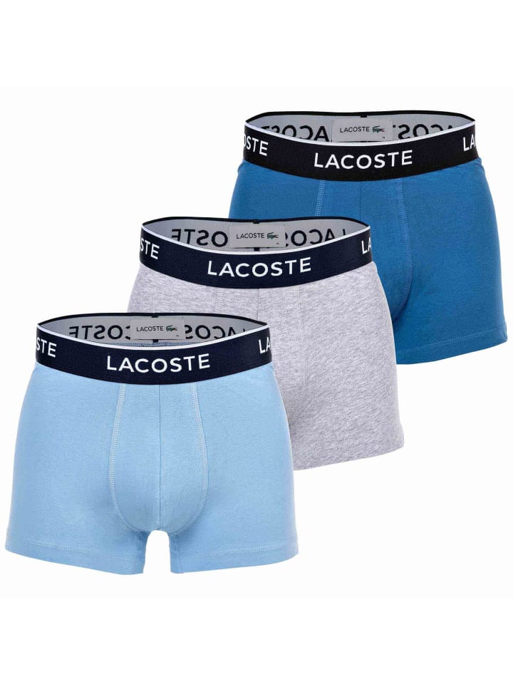 

Боксерские трусы Lacoste, цвет blau/grau