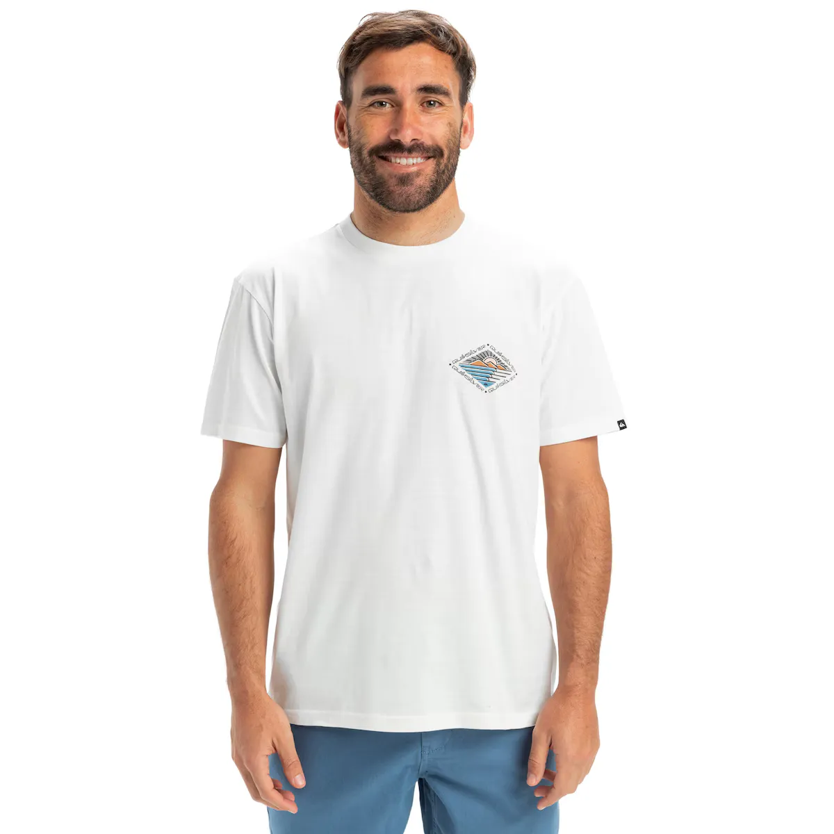 

Мужская футболка Quiksilver Evo Future Islands, белый