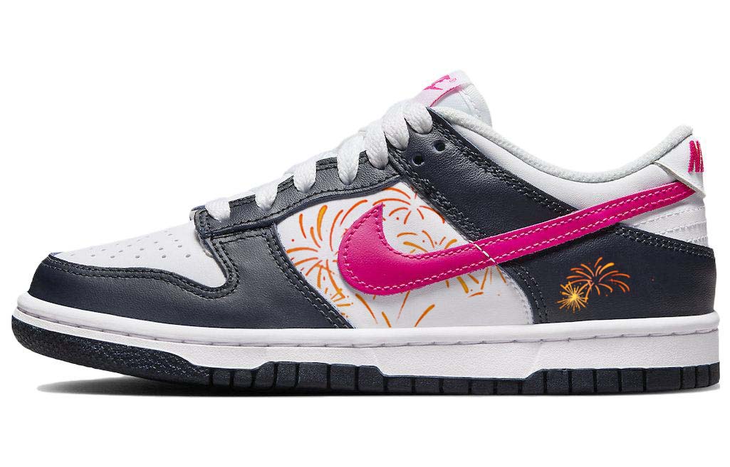 

Кроссовки Nike Kids Dunk Low "Fierce Pink" Sneakers, черный