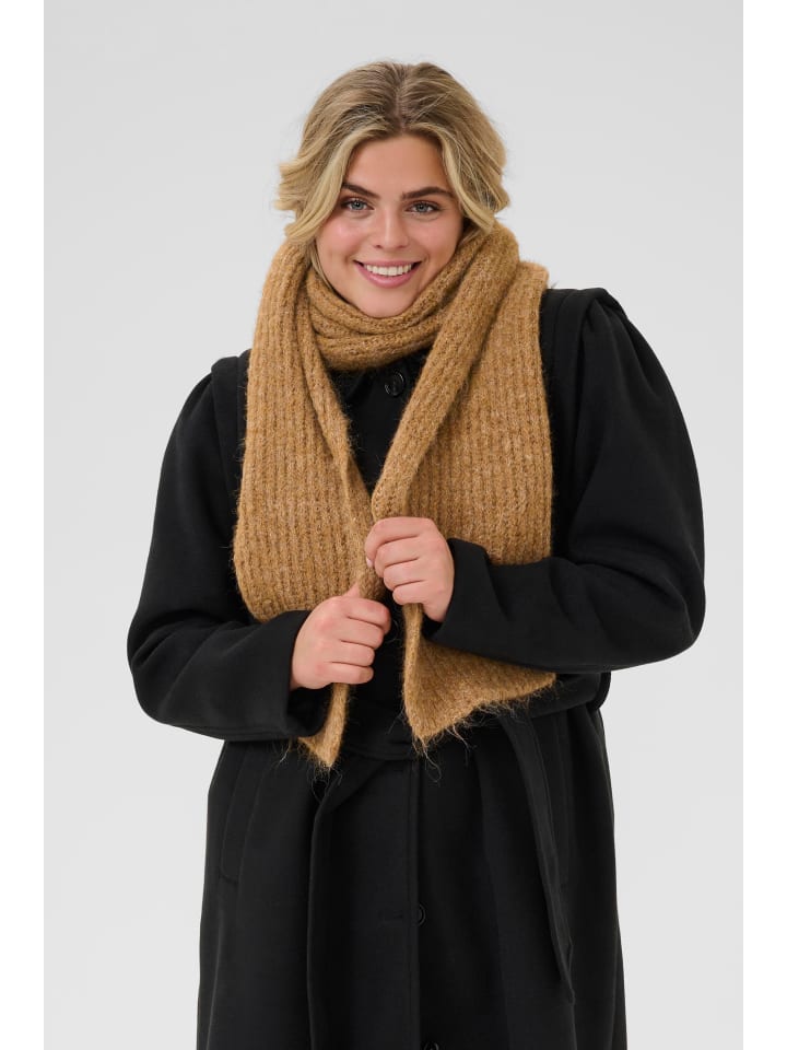 

KAFFE curve Шарф KChella в цвете «Жареный кокос»