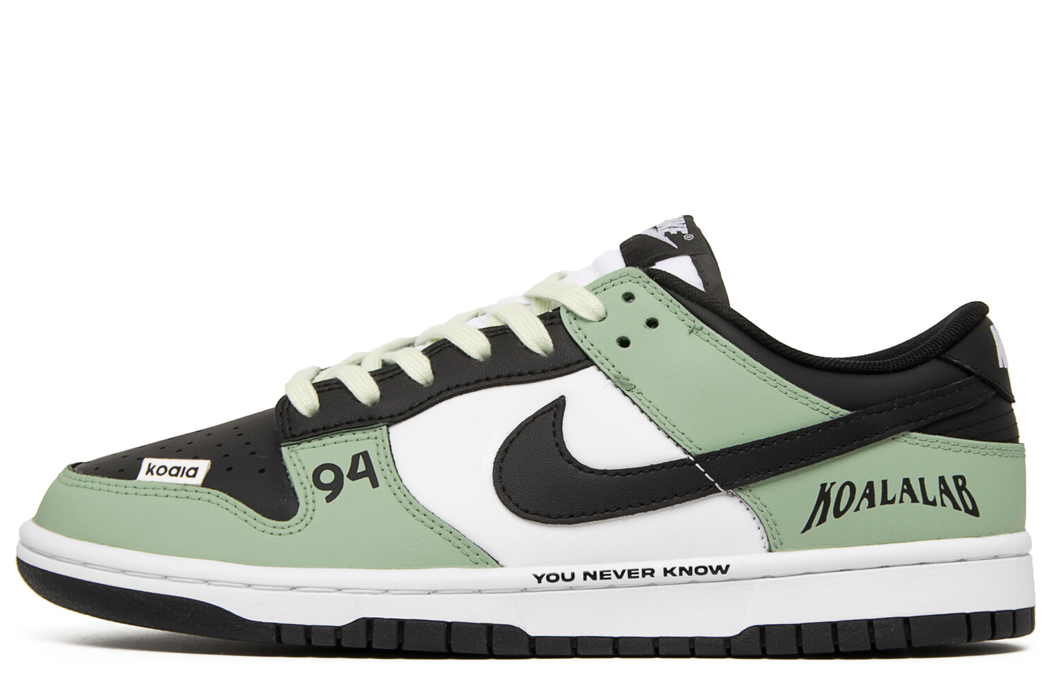 

Кроссовки Nike Dunk Skateboarding Shoes Unisex Low-top Green/black, черный