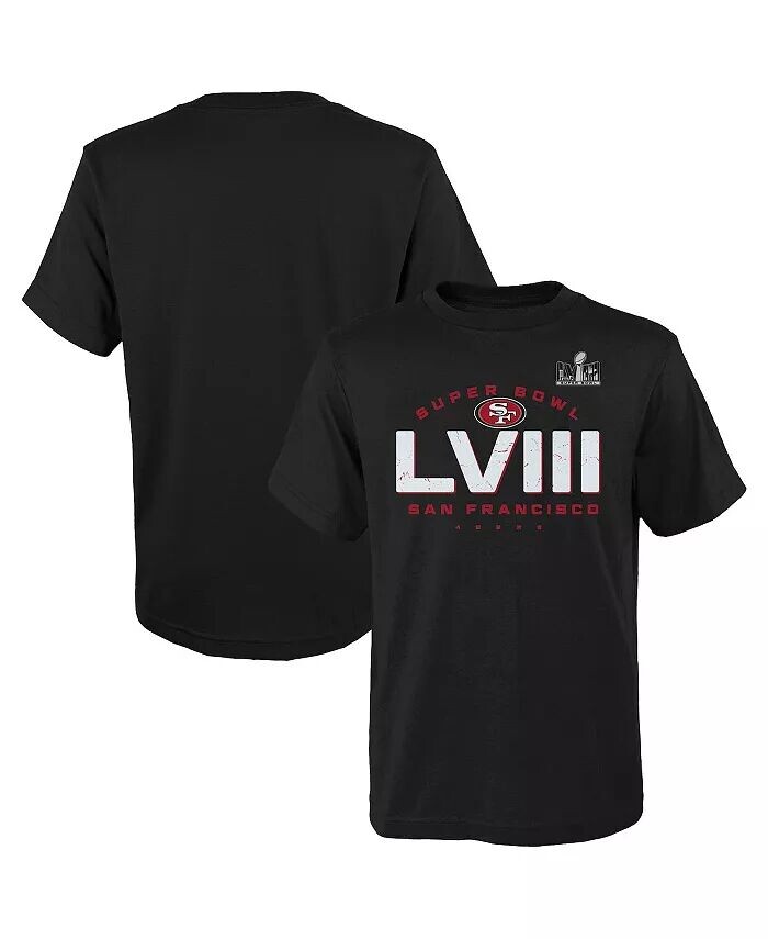 

Футболка Big Boys Black San Francisco 49ers Super Bowl LVIII Made It Outerstuff