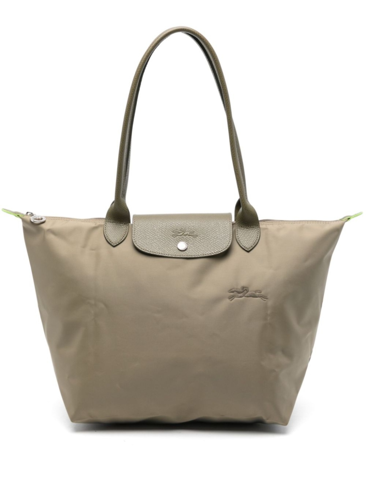 

Longchamp большая сумка-тоут Le Pliage Green, зеленый