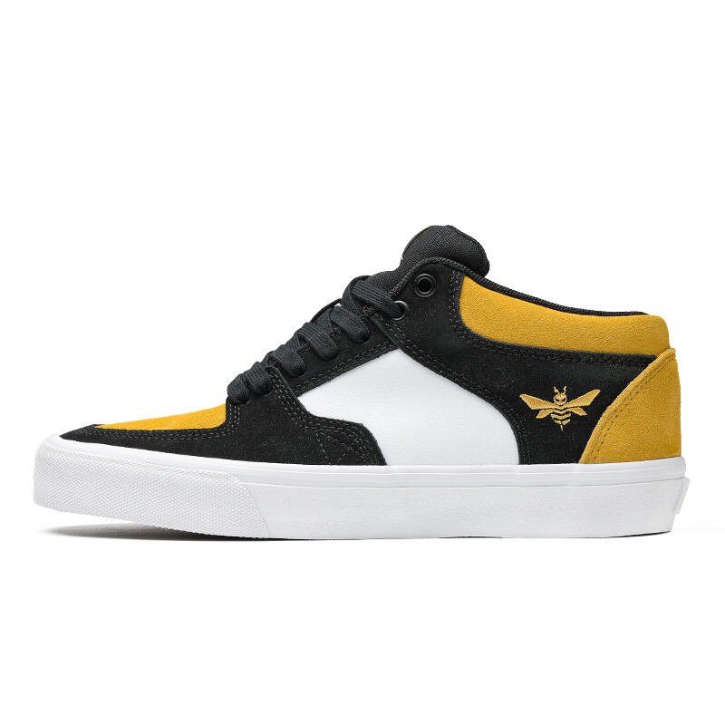 

Кроссовки GOLUCK Skateboarding Shoes Unisex Mid-top Black, цвет Bumble Bee