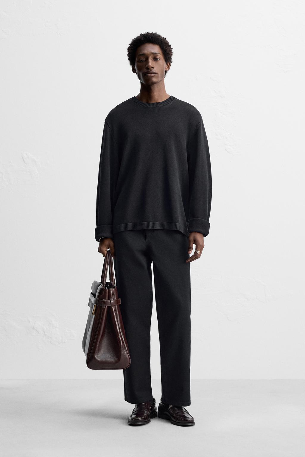 

Джинсы свободного покроя ZARA, цвет Dark navy