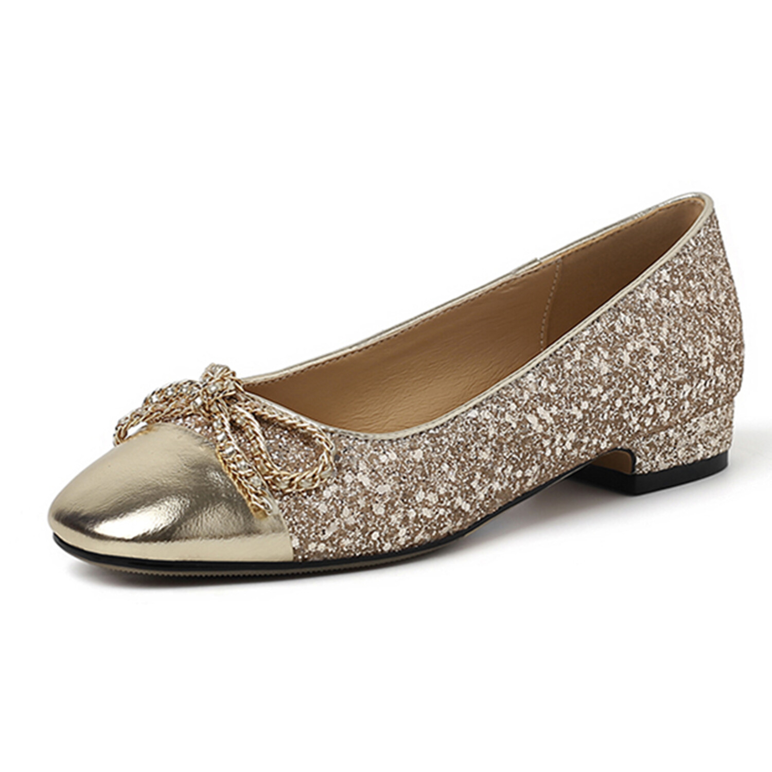 

Туфли женские повседневные Women's Casual Shoes Women's Flowerskam, золотой