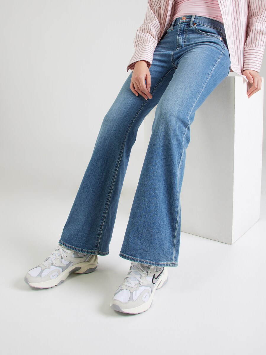 Расклешенные джинсы GAP 70S, Blue denim — фото 2