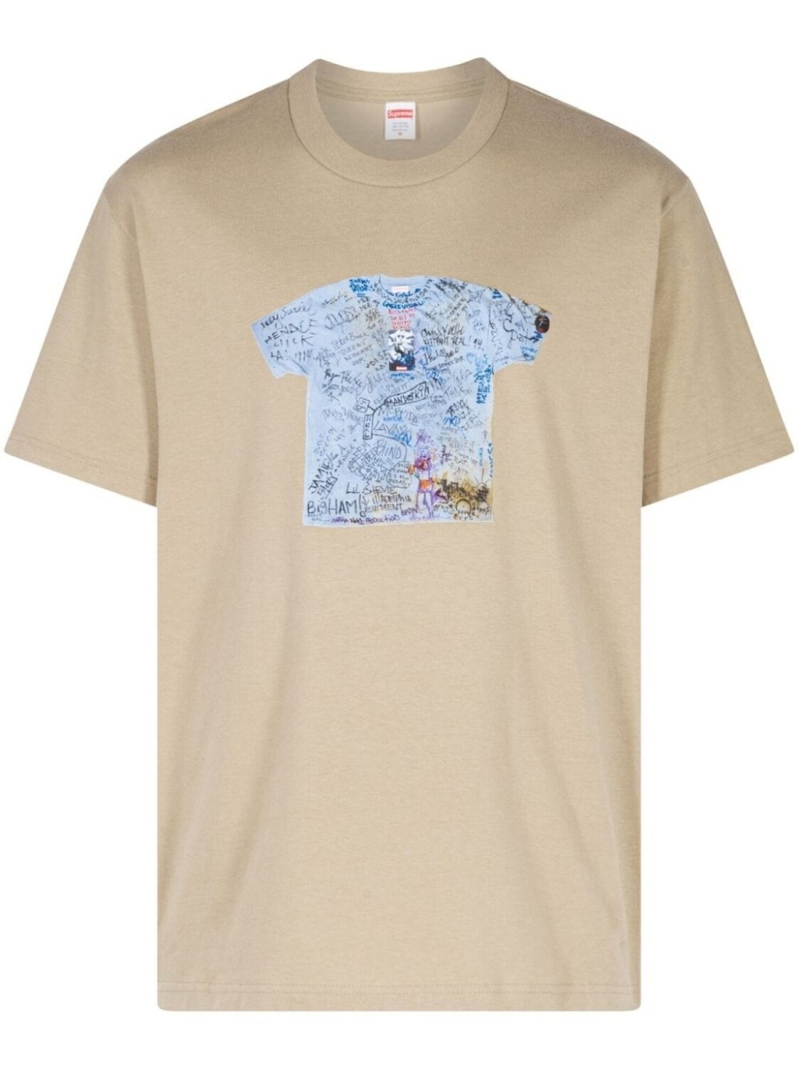 

Supreme первая футболка в честь 30-летия, нейтральный цвет