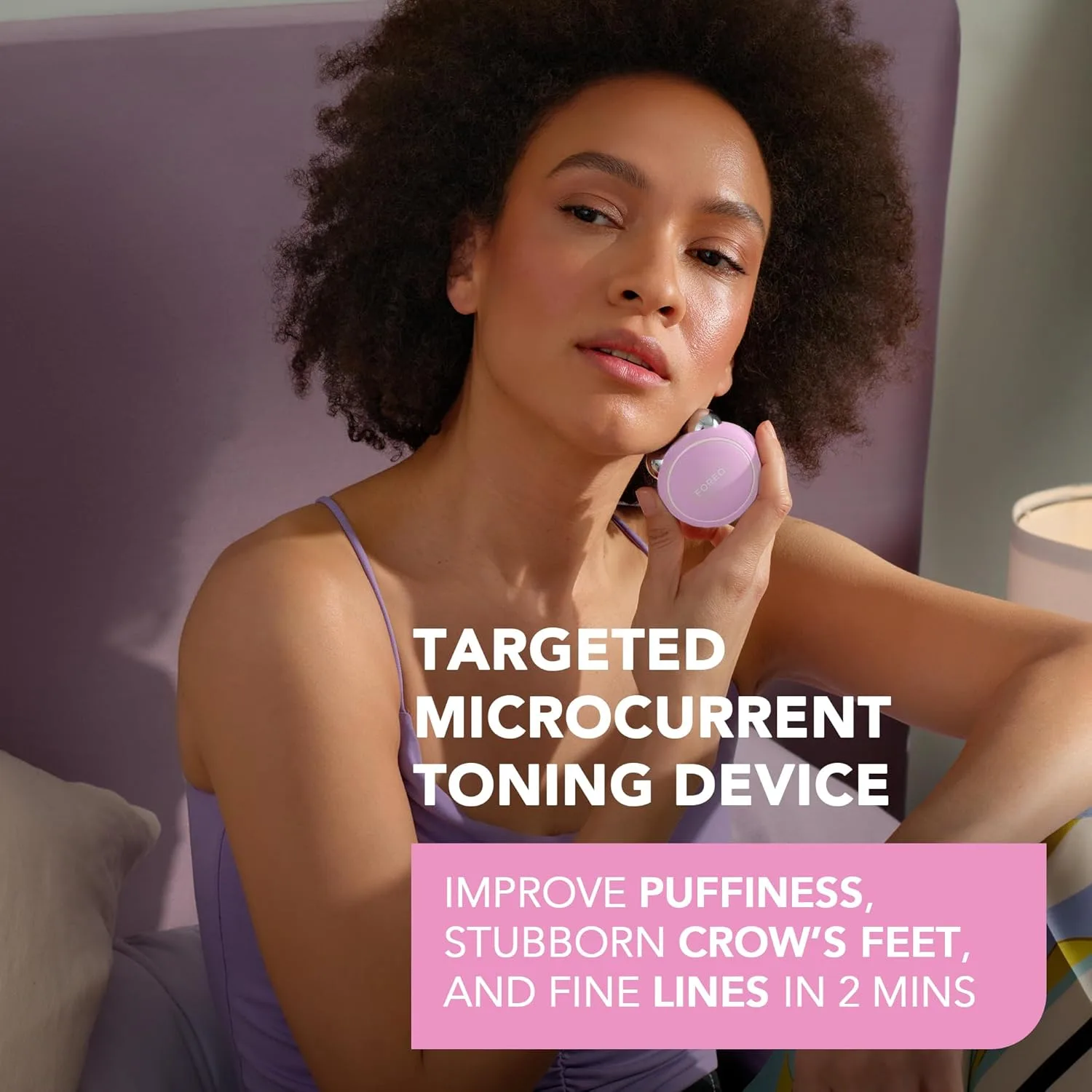 Foreo Bear Mini микротоковое устройство для лица - инструмент для скульптурирования лица - укрепление и контурирование - уменьшение второго подбородка - неинвазивное - повышает впитывание средств по уходу за кожей лица - pearl pink, Pearl Pink — фото 2