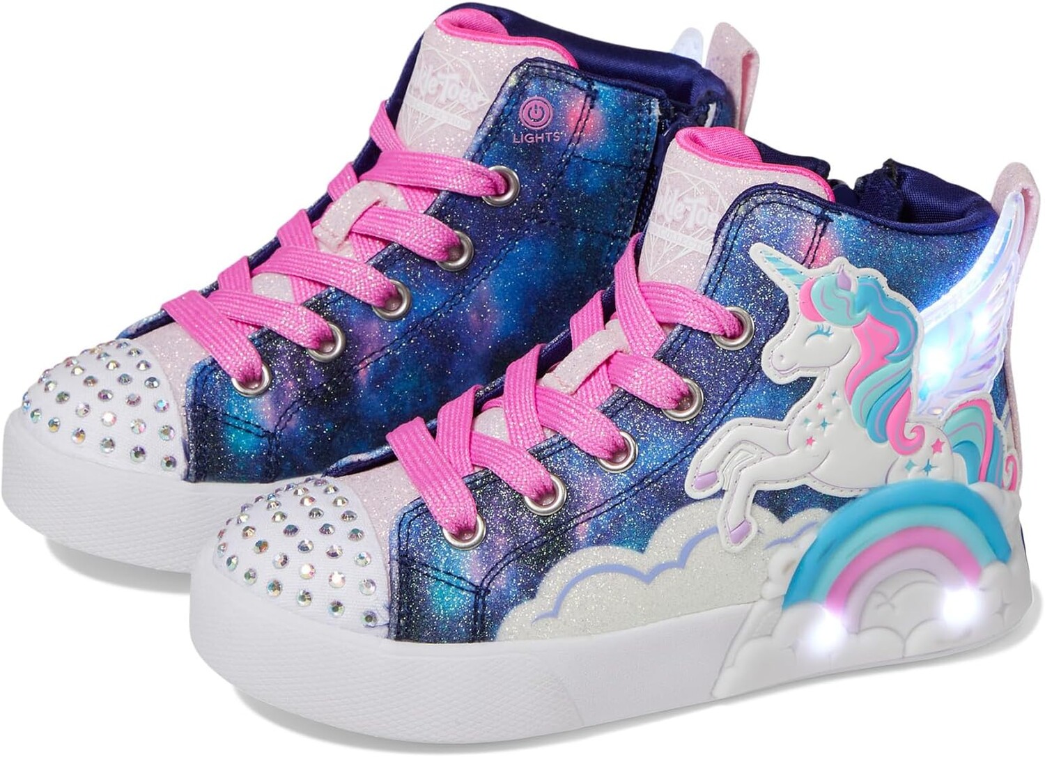 

Кроссовки SKECHERS KIDS Twinkle Magic, цвет Navy/Multi