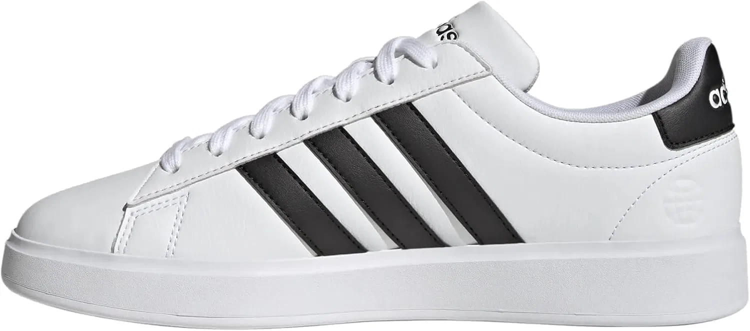 Кроссовки Adidas Grand Court, 2-White Black — фото 2