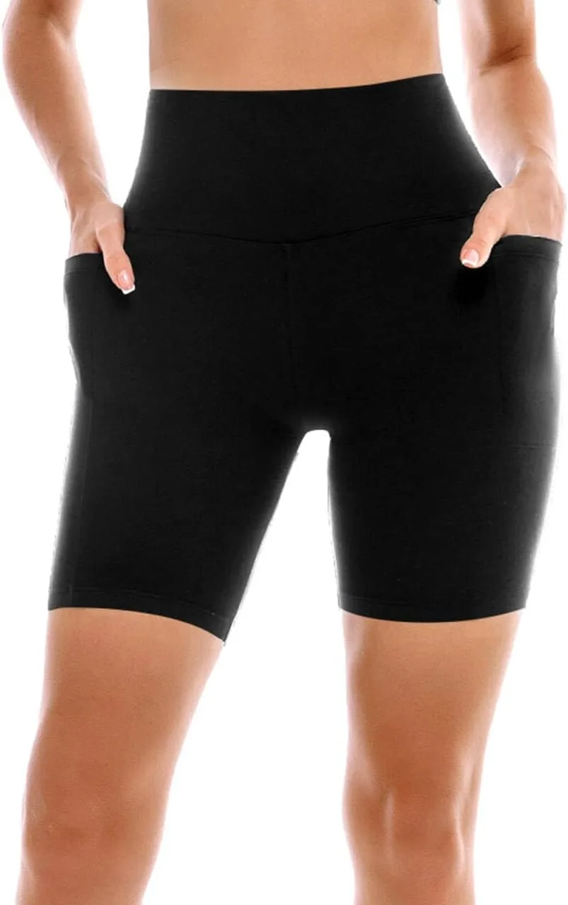 

SINOPHANT Высокие женские шорты-велосипедки 6"