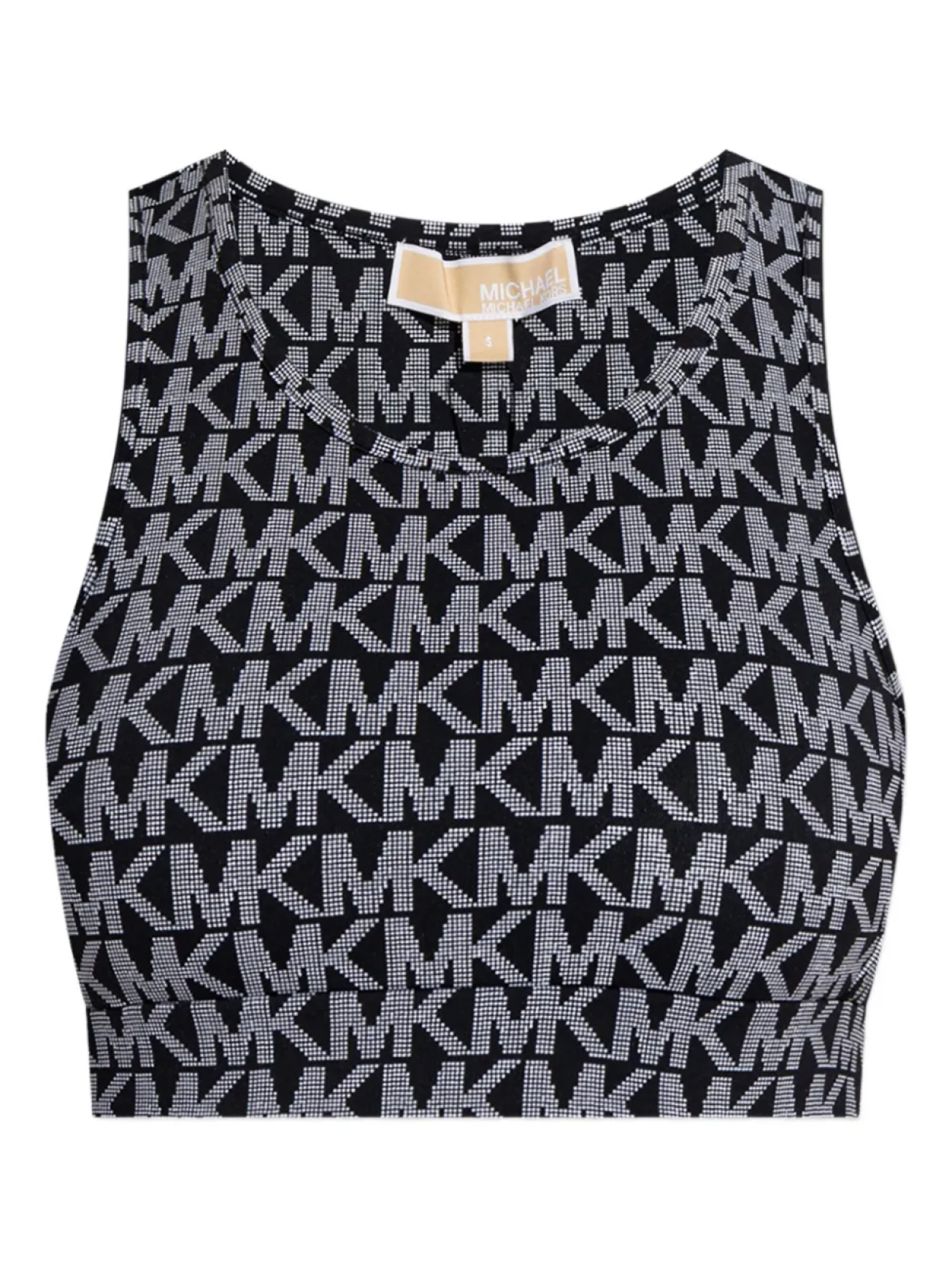 

Топ-борцовка с принтом логотипа Michael Michael Kors, черный