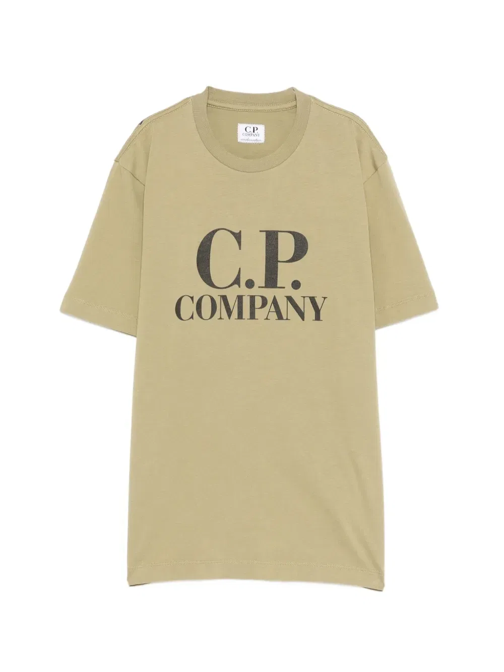 Футболка с принтом логотипа C.P. Company Kids, зеленый