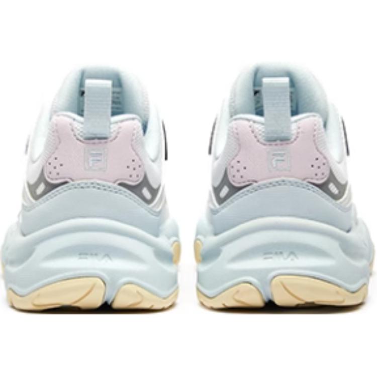FILA KIDS Детские кроссовки BOA с противоскользящей подошвой, износостойкие, белые, синие — фото 4